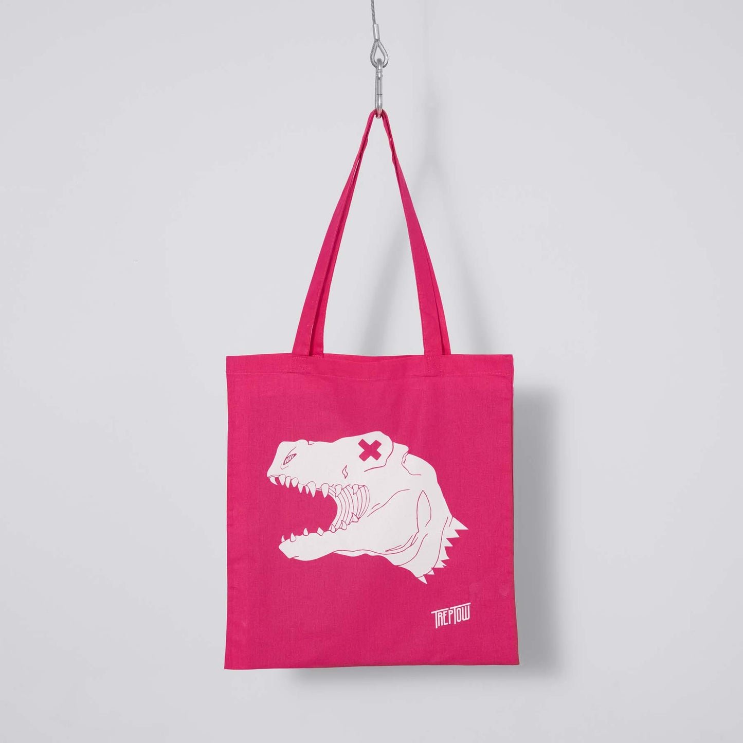 Jutebeutel - Treptosaurus (Pink)
