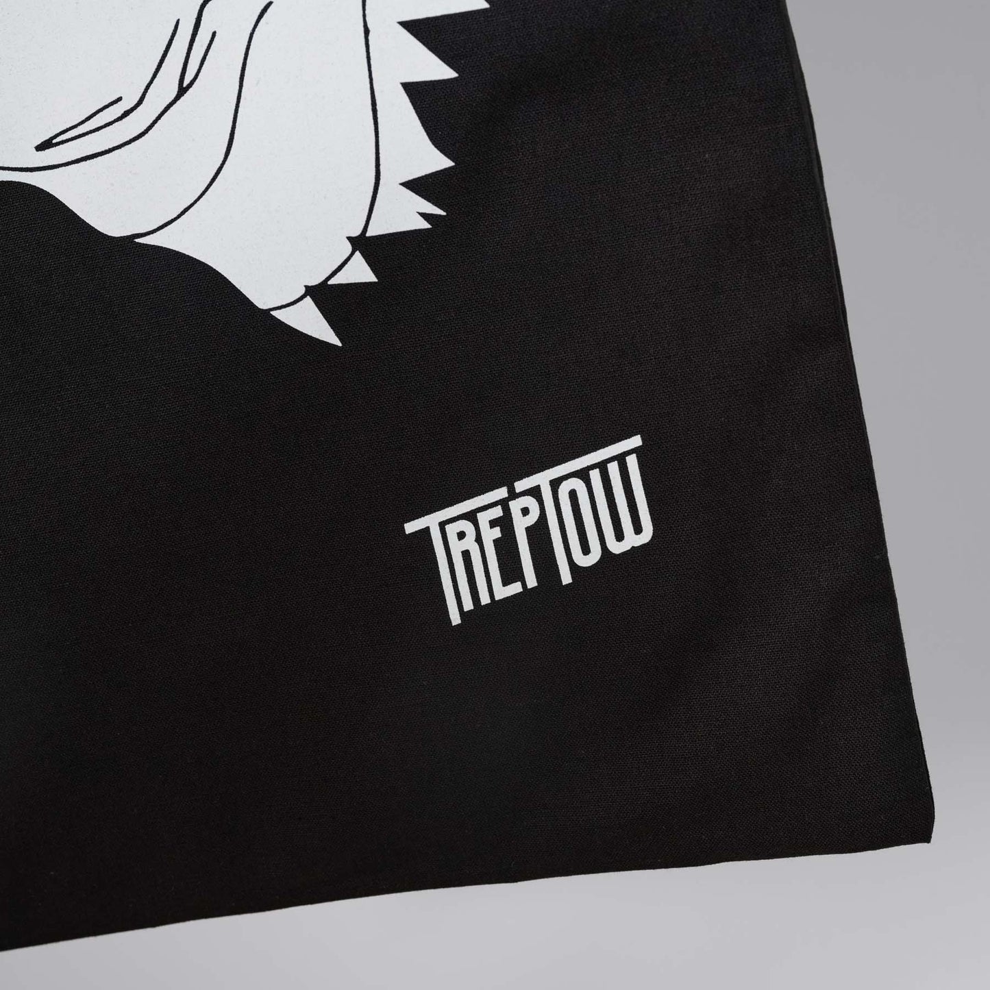 Jutebeutel - Treptosaurus (Schwarz)