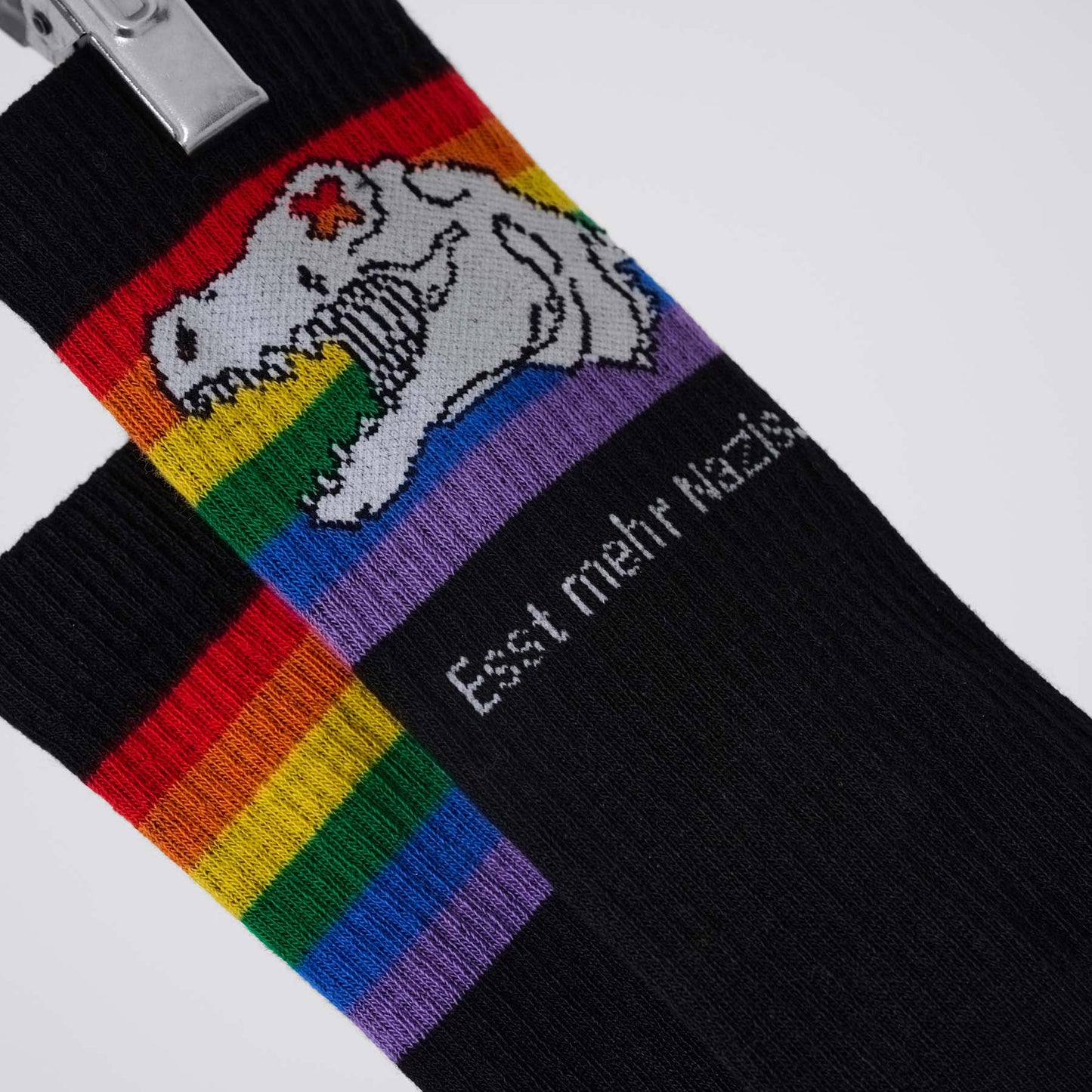 Socken - Treptosaurus - Esst mehr Nazis