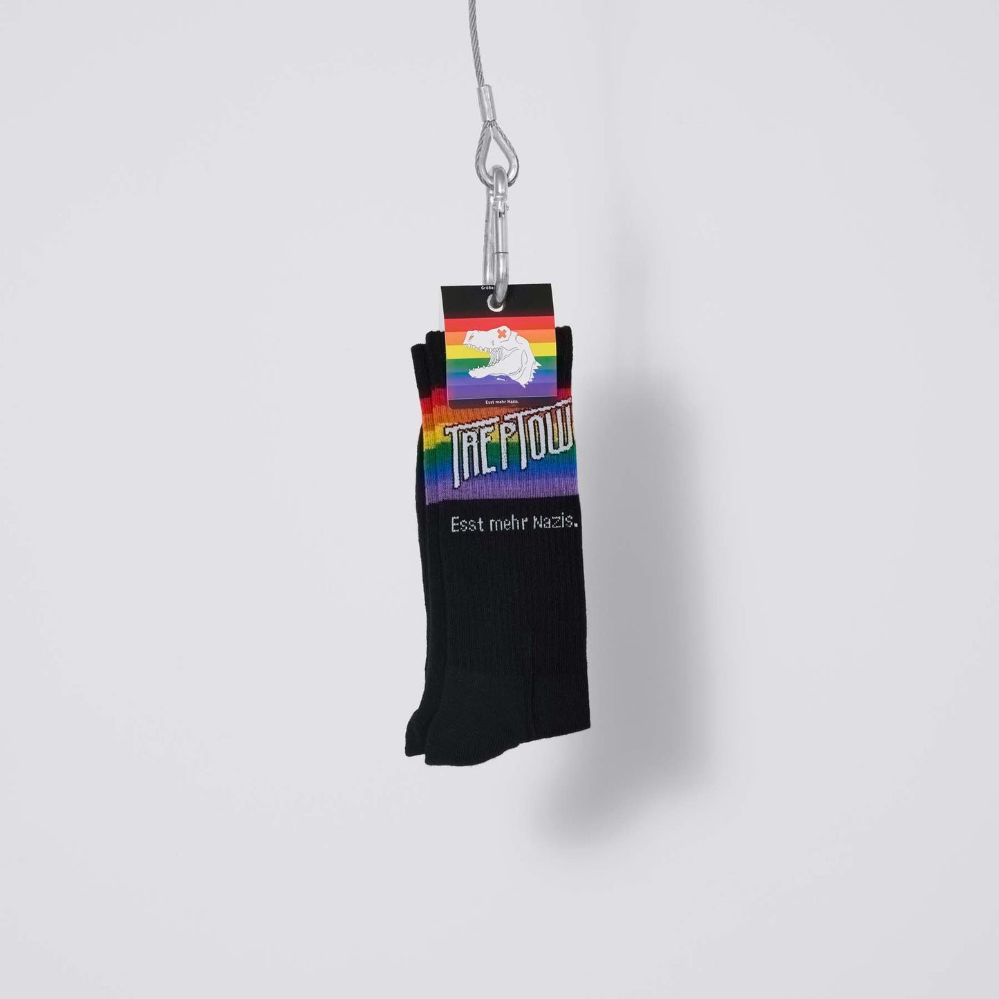 Socken - Treptosaurus - Esst mehr Nazis