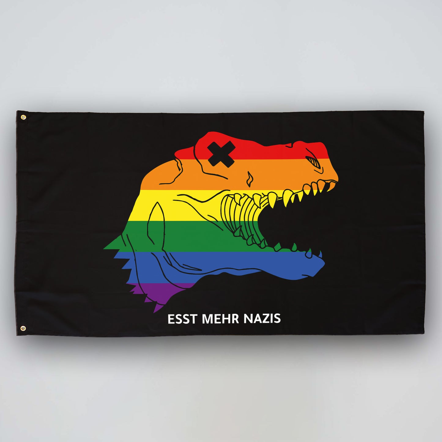 Schwenkfahne - Esst mehr Nazis