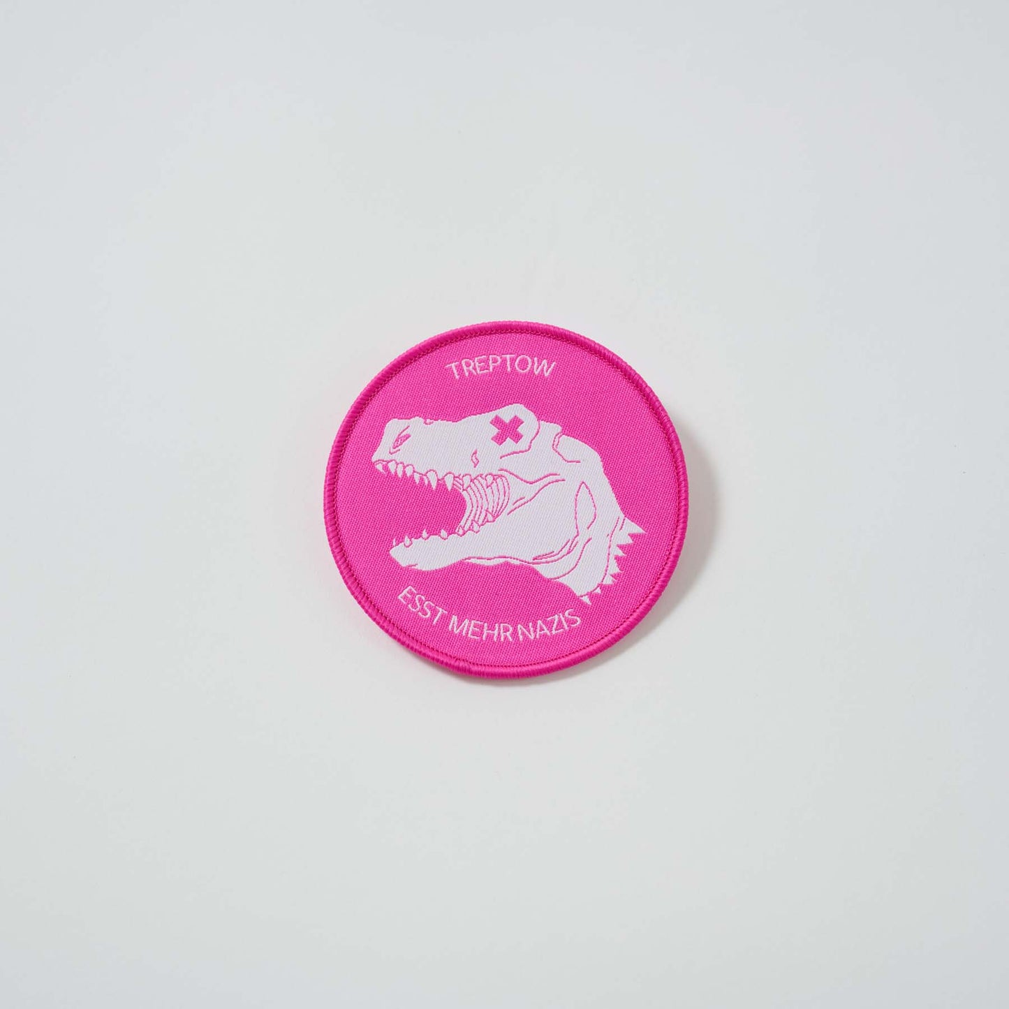 Aufnäher / Patch - Treptosaurus - pink