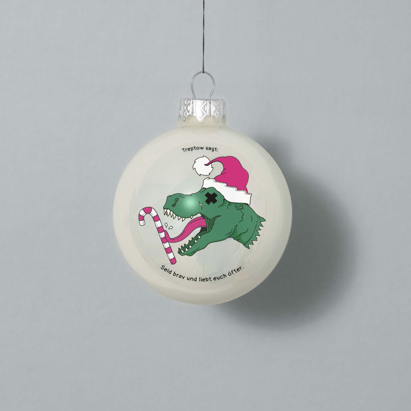 Christbaumkugel - Liebt euch öfter (aus Glas und limitiert auf 100 Stück)