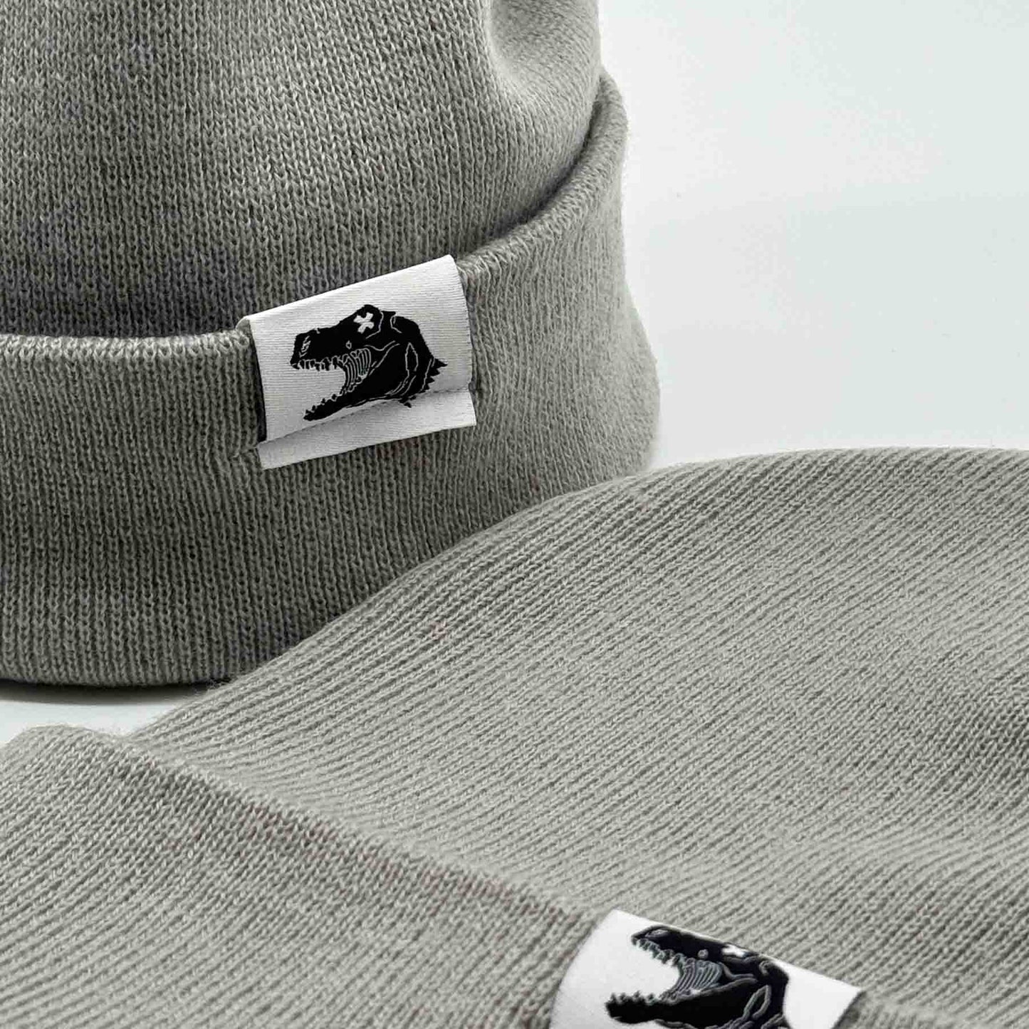 Beanie - Treptosaurus - hellgrau