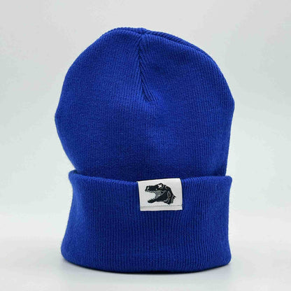 Kids Beanie - Treptosaurus - blau