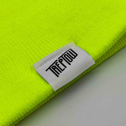 Kids Beanie - Treptosaurus - neon