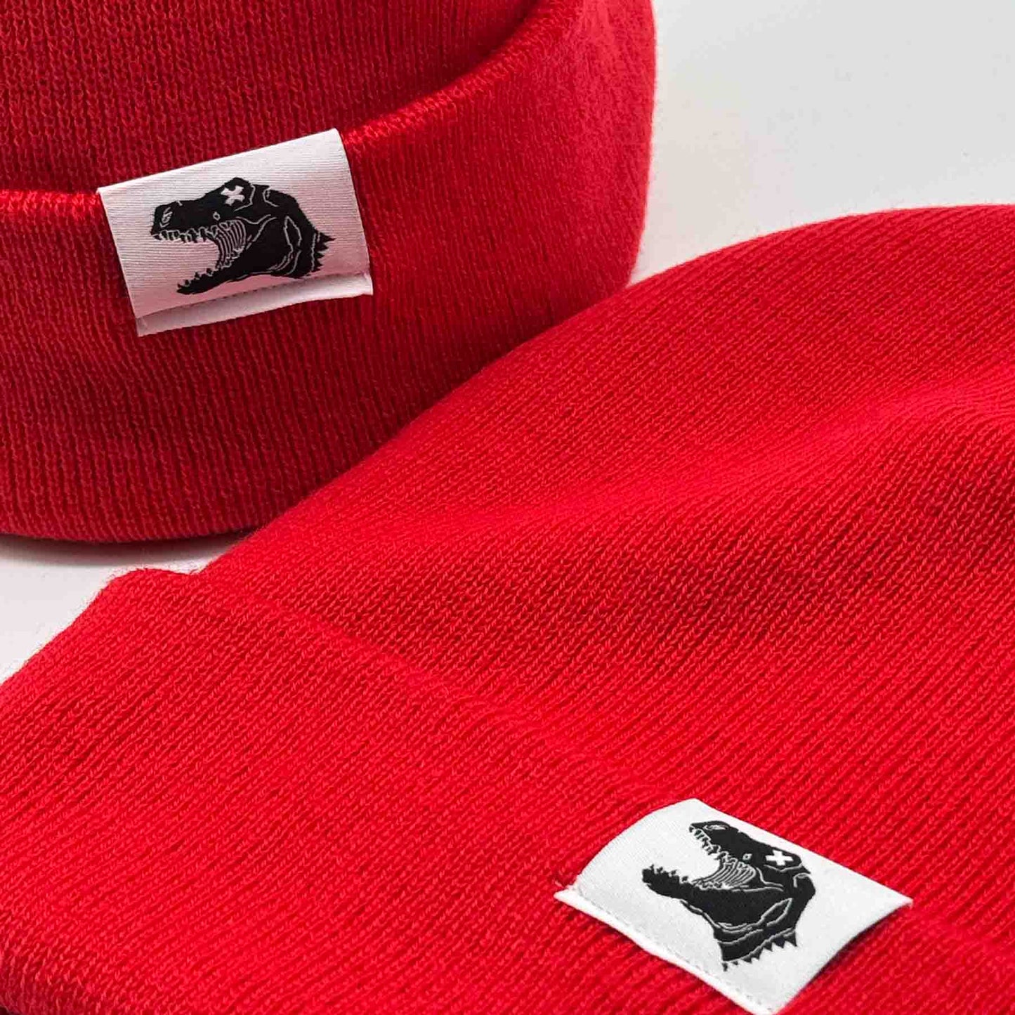 Beanie - Treptosaurus - knallrot